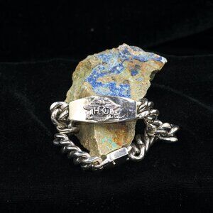 Vintage Harley Owners Group (HOG) Sterling Silver Men's Bracelet.